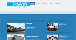 Desktop Screenshot of kawe-technologie.de