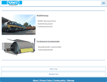 Tablet Screenshot of kawe-technologie.de